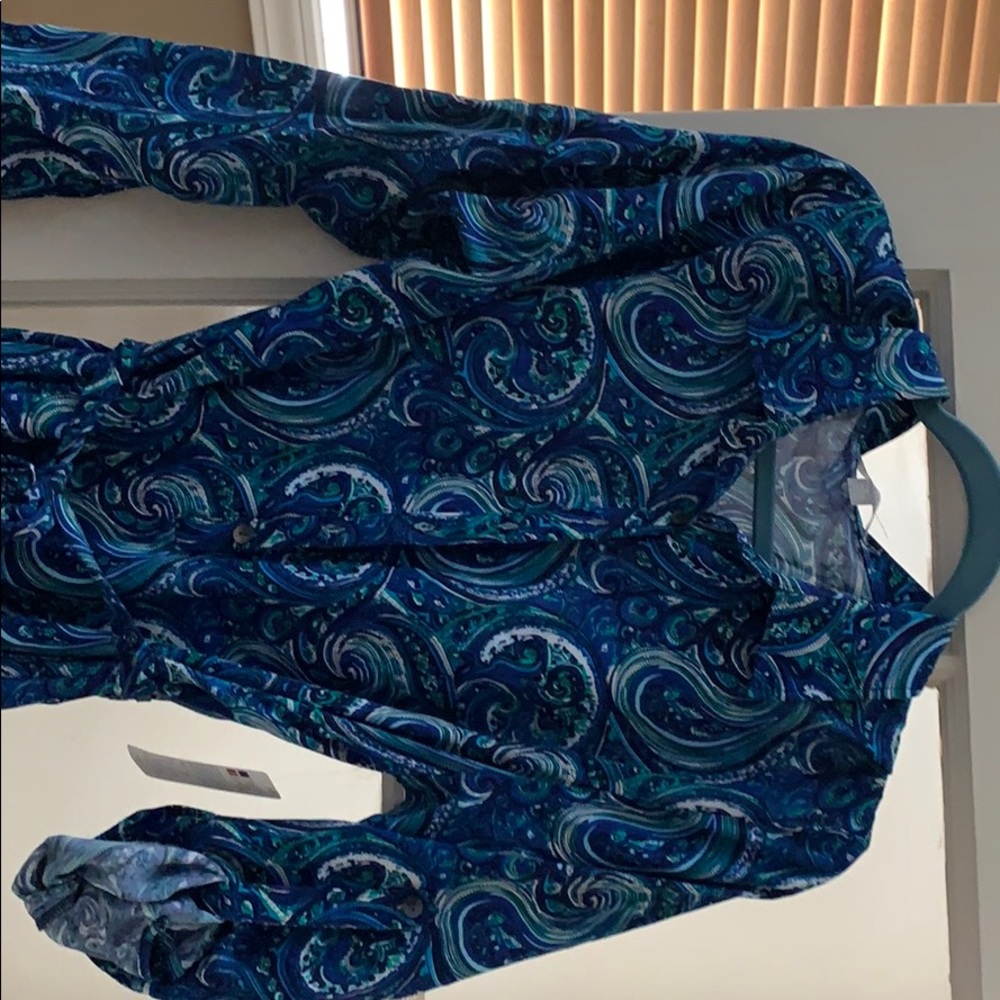 NWT Tina Stevens shirt dress